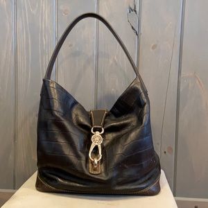 This Dooney and Bourke Croco Logo Lock Sac